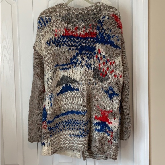 Free People Chunky Sweater Cardigan - Picture 10 of 13
